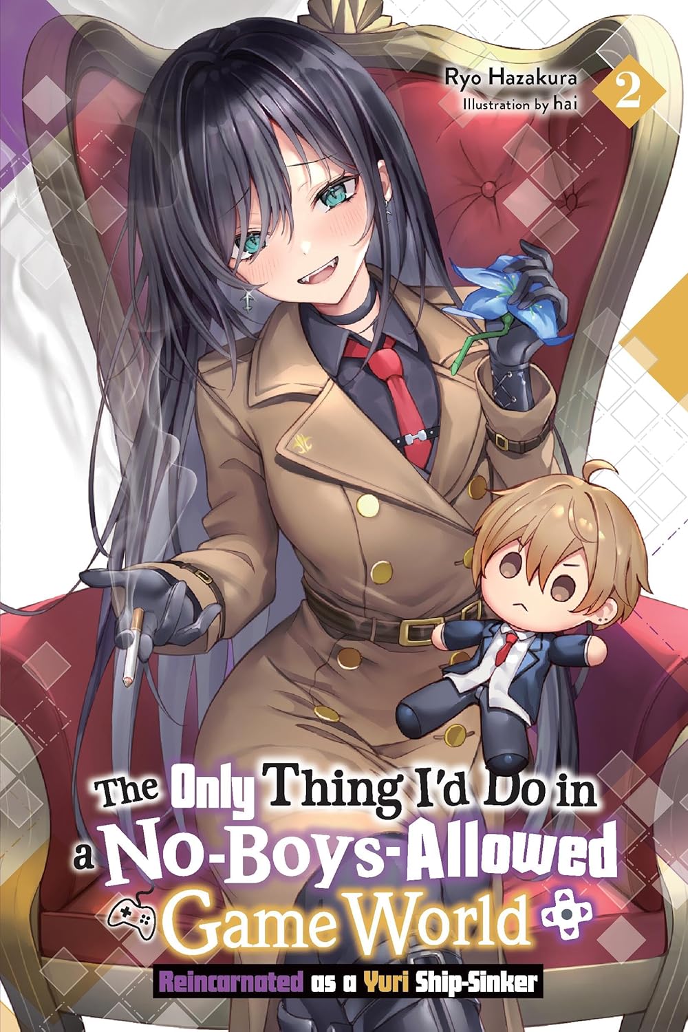 The Only Thing I'd Do in a No-Boys-Allowed Game World, (Novel) Vol. 2: Reincarnated as a Yuri Ship-Sinker