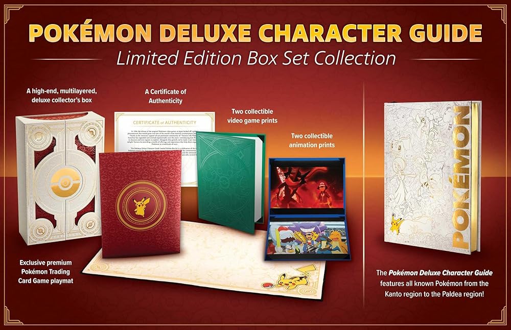 Pokémon Deluxe Character Guide Limited Edition Box Set Collection (Pokemon Pikachu Press) cover image
