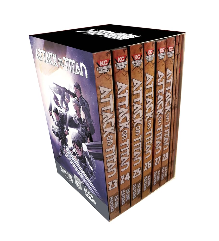 Attack on Titan The Final Season Part 1 Manga Box Set (Attack on Titan Manga Box Sets) cover image