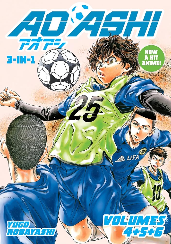 Aoashi (3-in-1 Edition) Volume 2 (Vol. 4,5,6) cover image