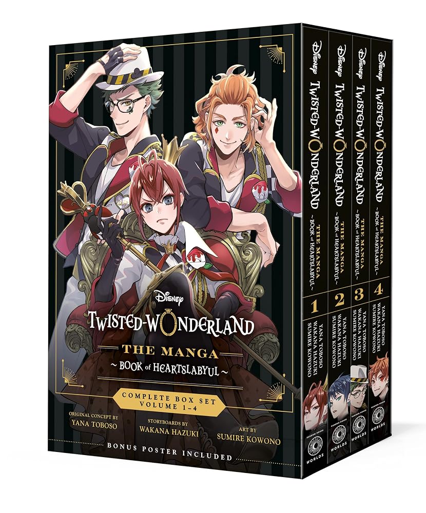 Twisted-Wonderland: Book of Heartslabyul (The Manga), Boxed Set: Volumes 1-4 cover image