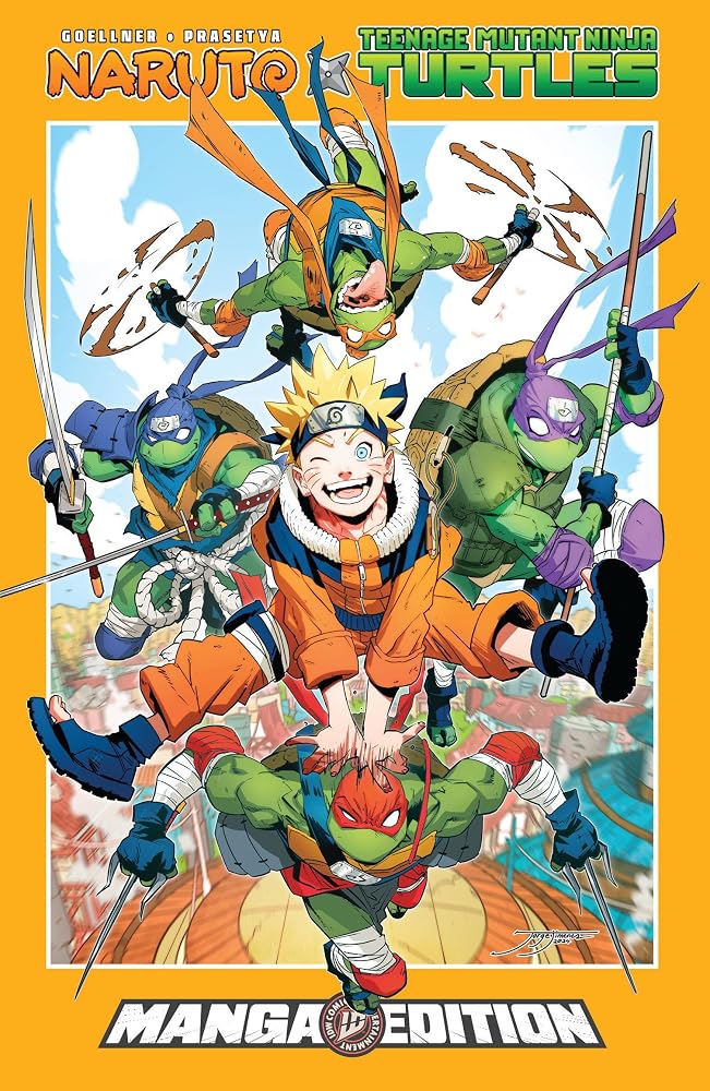 Naruto x Teenage Mutant Ninja Turtles--Manga Style Edition cover image