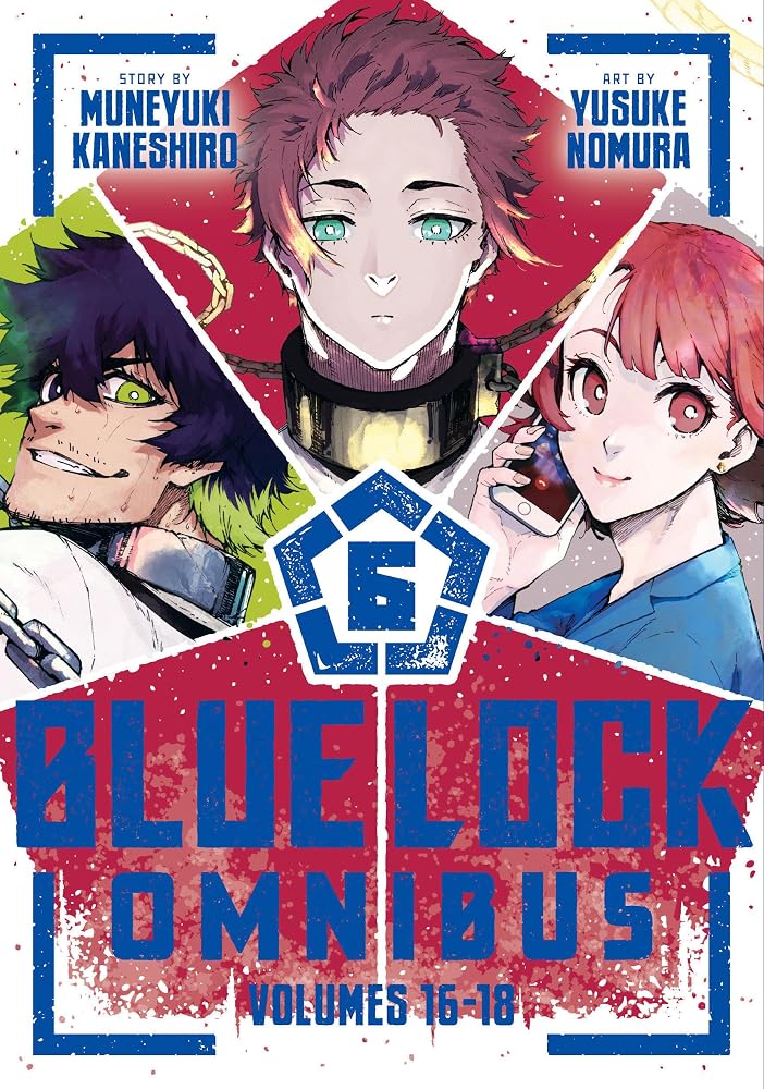 Blue Lock Omnibus 6 (Vol. 16-18) cover image