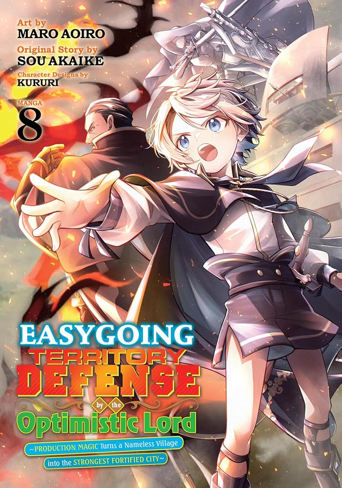 Easygoing Territory Defense by the Optimistic Lord: Production Magic Turns a Nameless Village into the Strongest Fortified City (Manga) Vol. 8 cover image