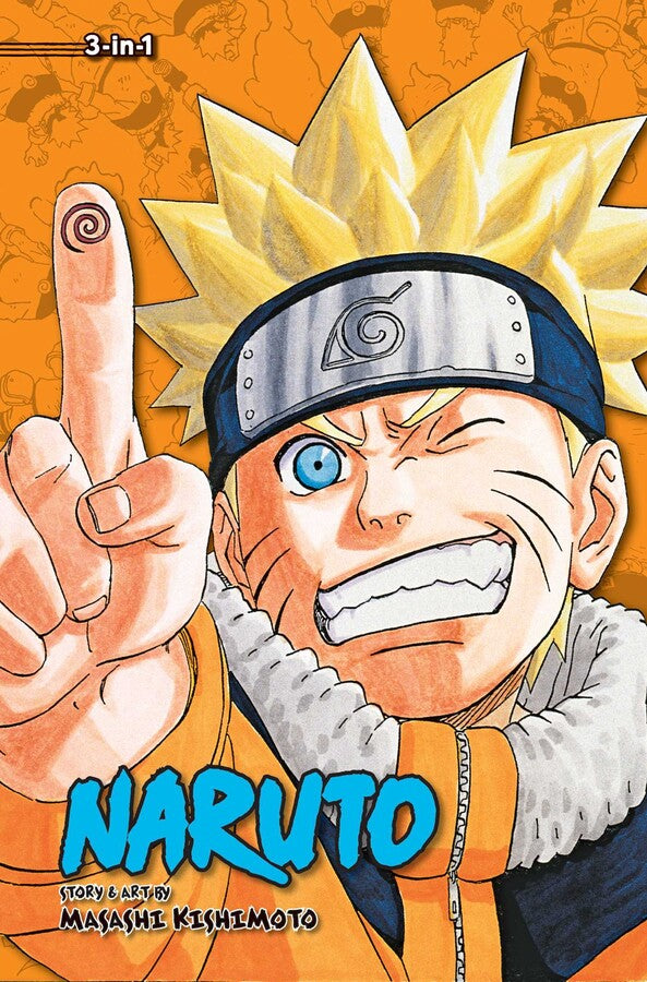 Naruto (3-in-1 Edition), Volume 8