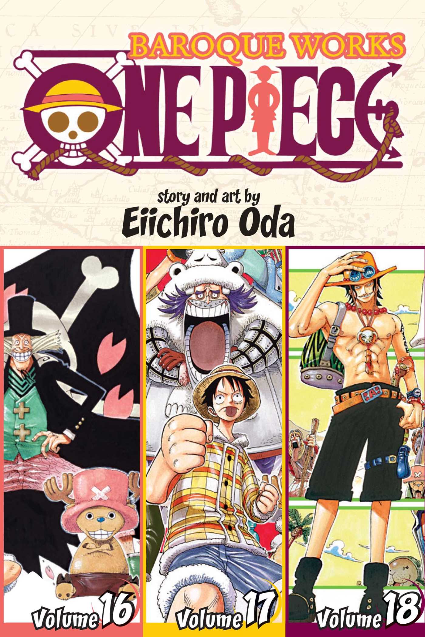 One Piece (Omnibus Edition), Vol. 6: Baroque Works Vols. 16, 17 & 18